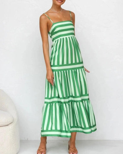 VIERA - Candy Stripe Maxi Dress